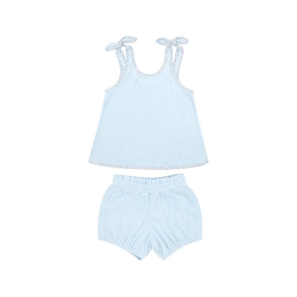 Charming Sky Blue Kids Terry Set